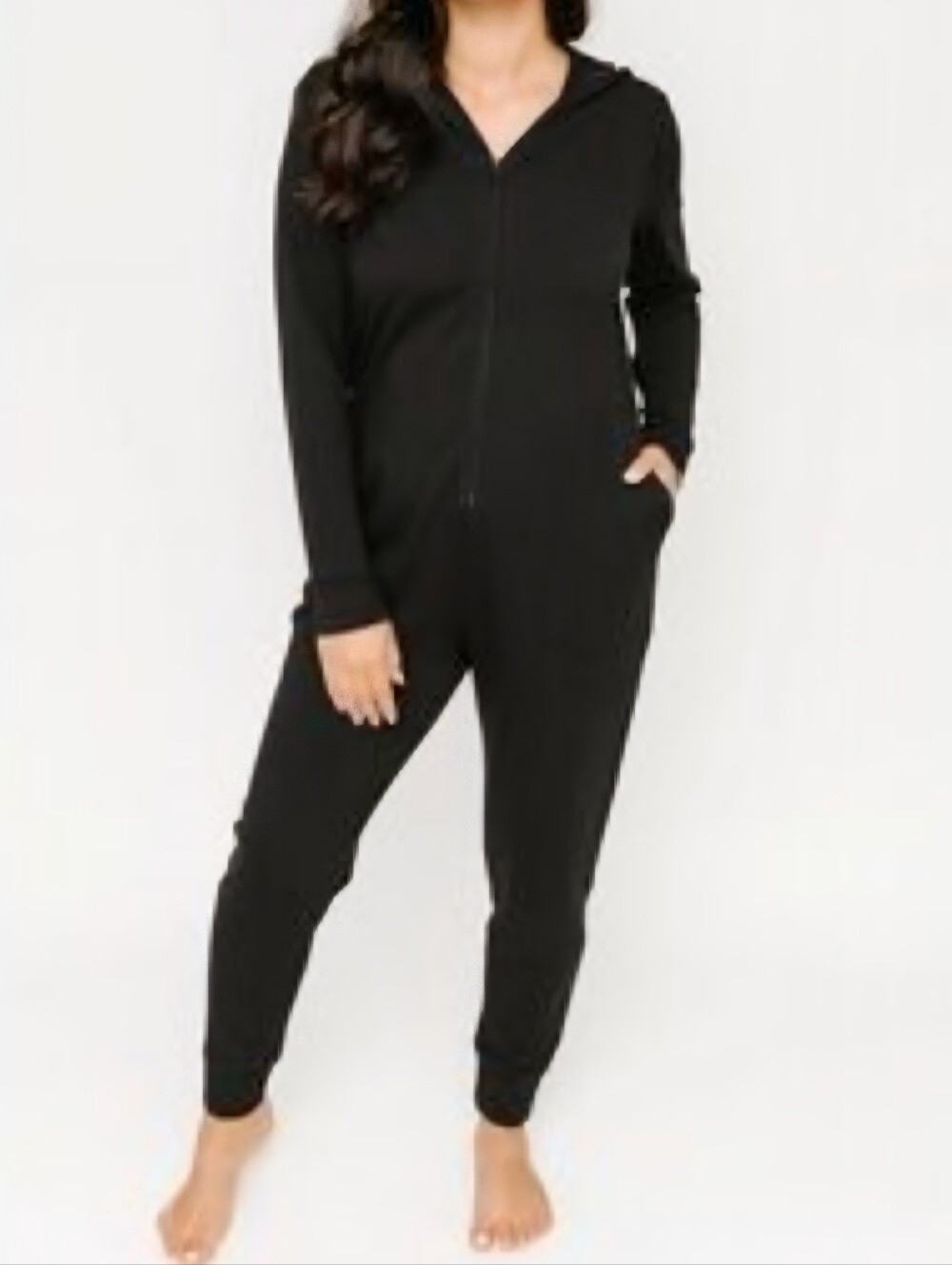 Smash + Tess Black Hooded Romper